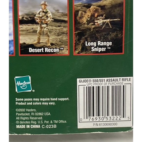 G.I. Joe Weapon Tech 550/551 Assault Rifle Build Die-Cast Weapons Accessory 2002 - Picture 7 of 16